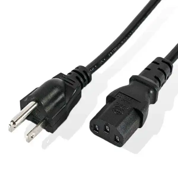 Cable de extensión de alimentación universal NEMA 5-15P a IEC320 C13 1