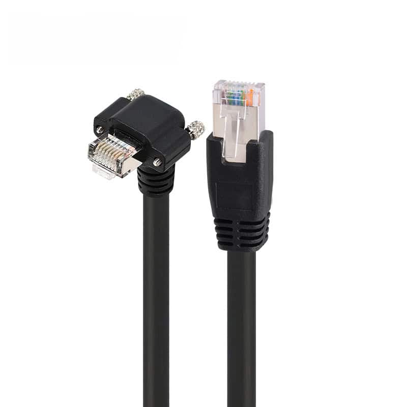 Cat6 RJ45 Locking Screw Gigabit Ethernet Cable