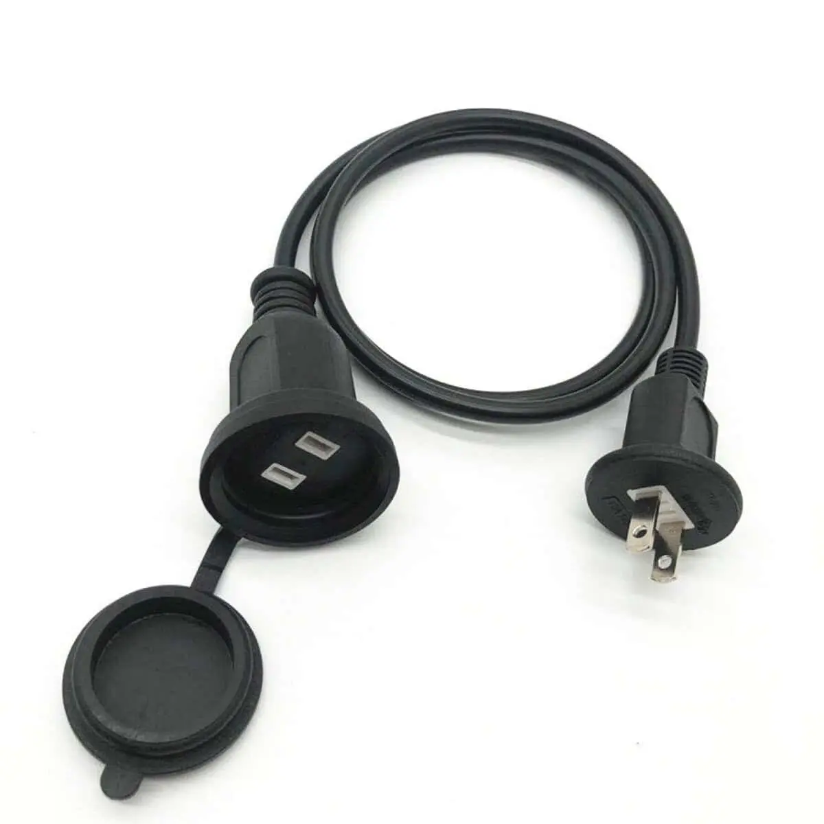 Cable de alimentación japonés NEMA 1-15P Cable de extensión impermeable 1