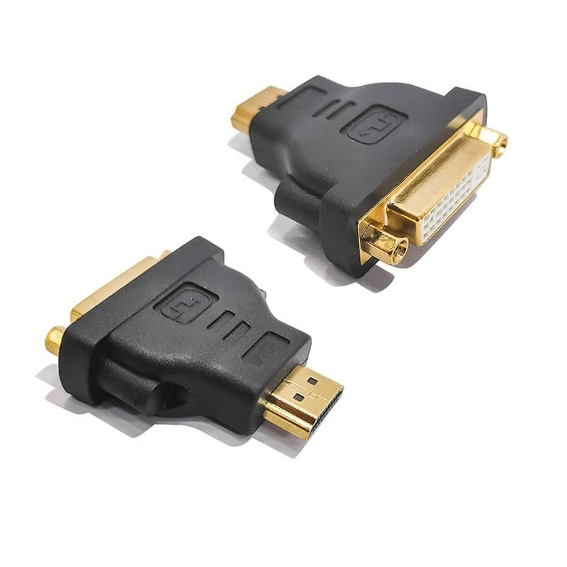 HDMI から DVI I デュアルリンクアダプタコンバータカプラ 1