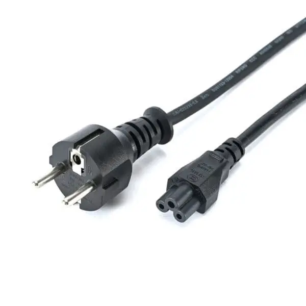 European Schuko Power Cord CEE 7/7 to IEC320 C5 1