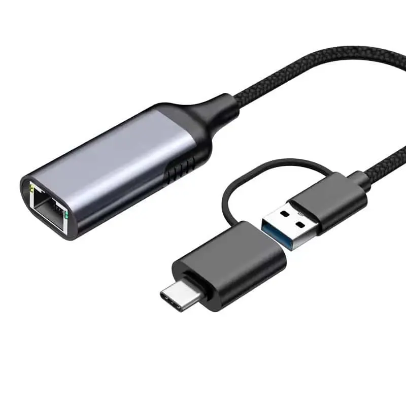 محول شبكة USB 3.0 من النوع C إلى RJ45 جيجابت إيثرنت 1