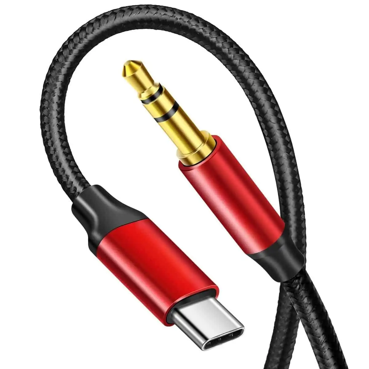 USB-C Male to Male 3.5mm Stereo Audio Cable 1