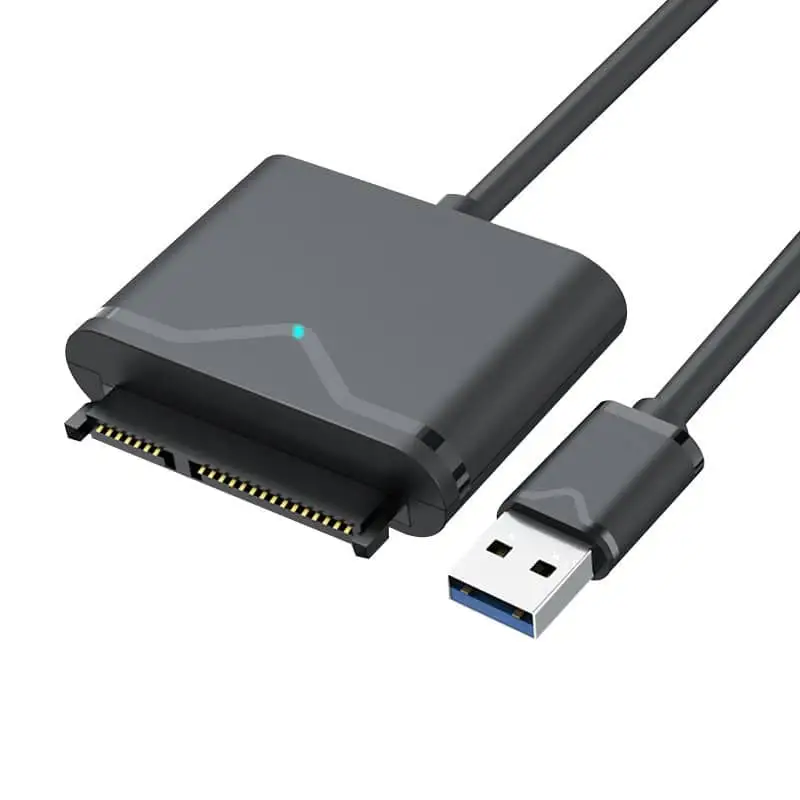 USB 3.0 to 2.5” 3.5” SATA III Hard Drive Adapter Cable with Power Adapter 1