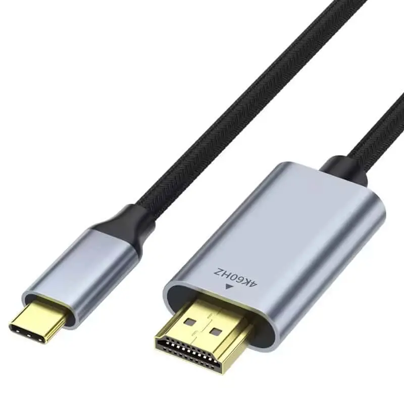 Male to Male USB Type C HDMI Adapter Cable, up to 4K@60Hz 1