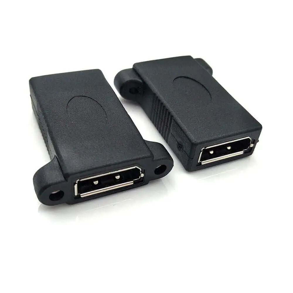 Best DisplayPort Adapter Female to Female Panel Mount Coupler 1
