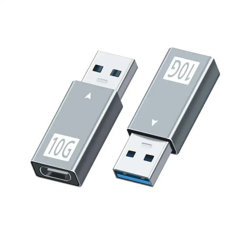 USB A 3.0 Male to USB Type C Female Coupler,10Gbps 1