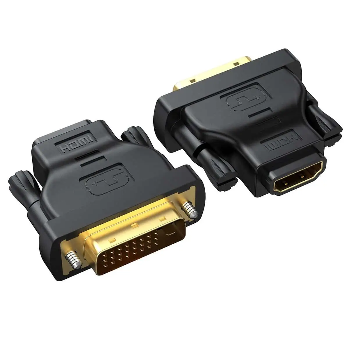 Adaptador y convertidor de DVI-D a HDMI de doble enlace 24+1 1