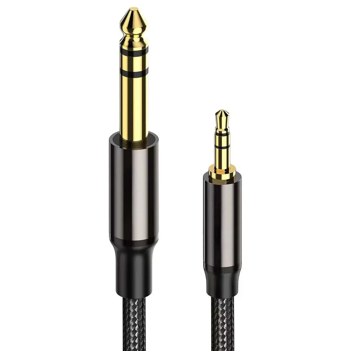 Cable de audio estéreo de 3,5 mm a 6,35 mm 1