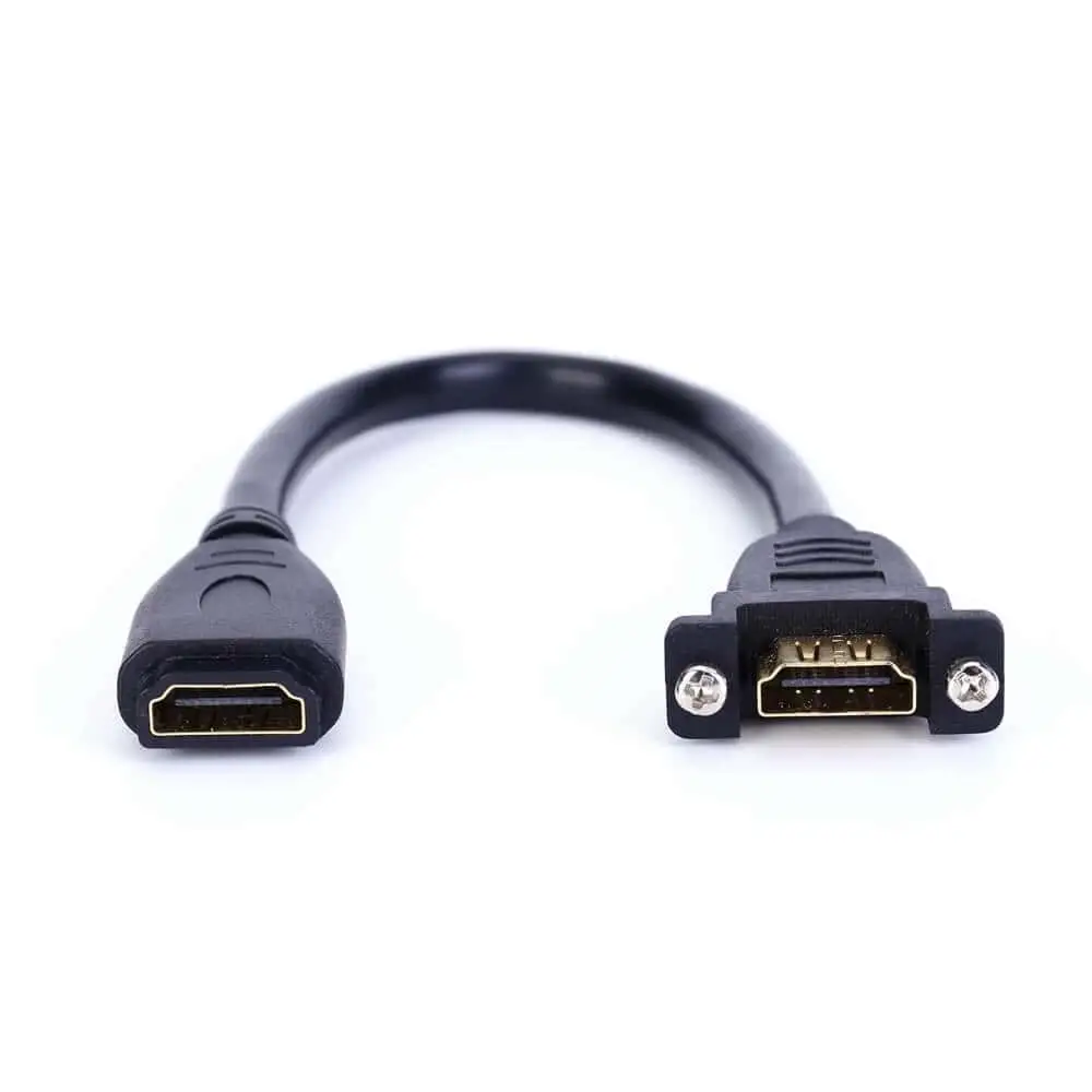 HDMI Female to HDMI Female Cable Female Snap In 1