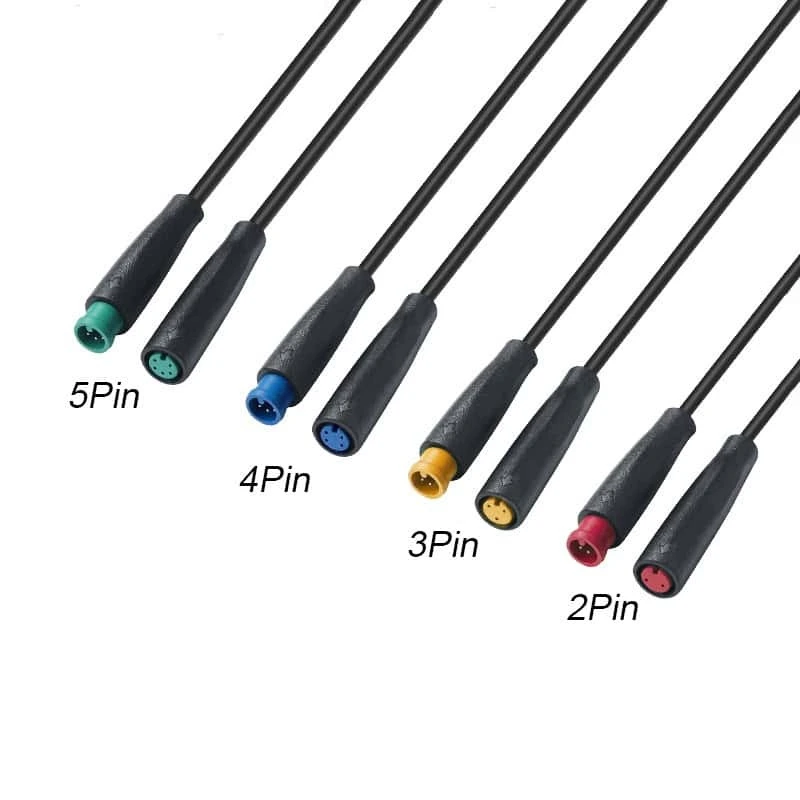 M6 IP65 防水コネクタ オスメス 2/3/4/5 ピン接続ケーブル 1