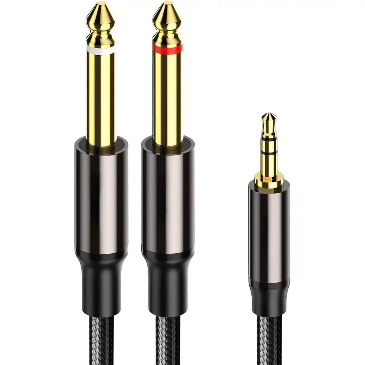 3.5mm to dual 6.35mm Stereo Audio Cable 1