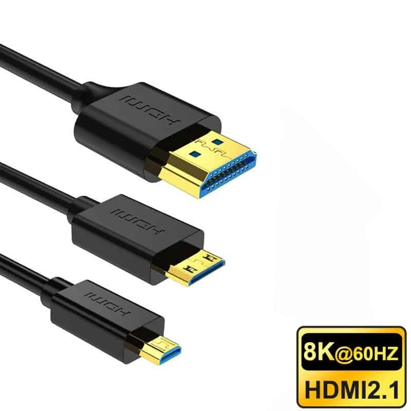 HDMI 2.1 ソフトシリコンケーブル 8K 60Hz 1