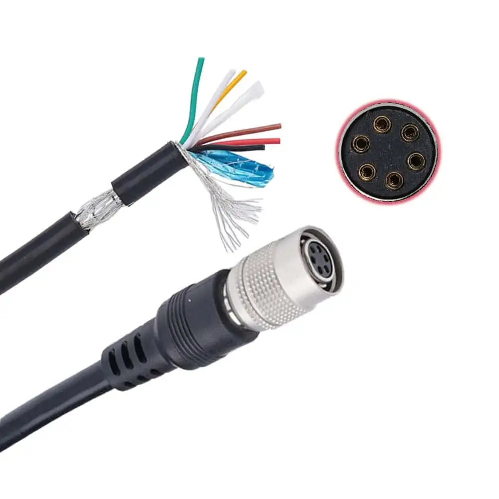 6/8/12 Pin Female to Open End for Industrial Camera I/O Cable 1