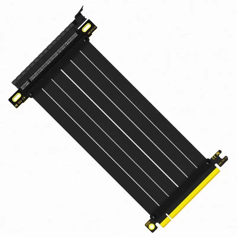 Cable extensor PCIE 3.0 X16 de ángulo de alta velocidad para tarjeta gráfica GPU 1