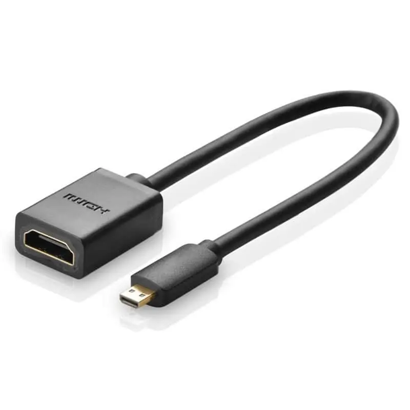 Micro-HDMI-Adapterkabel (Stecker auf Buchse) 4K 1