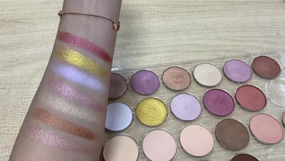 DIY Custom Logo Empty Palette Pressed Blusher Highlighter Palette 1