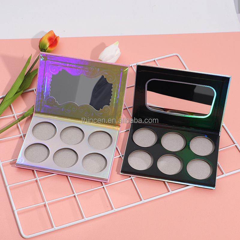 DIY Custom Logo Empty Palette Pressed Blusher Highlighter Palette 10
