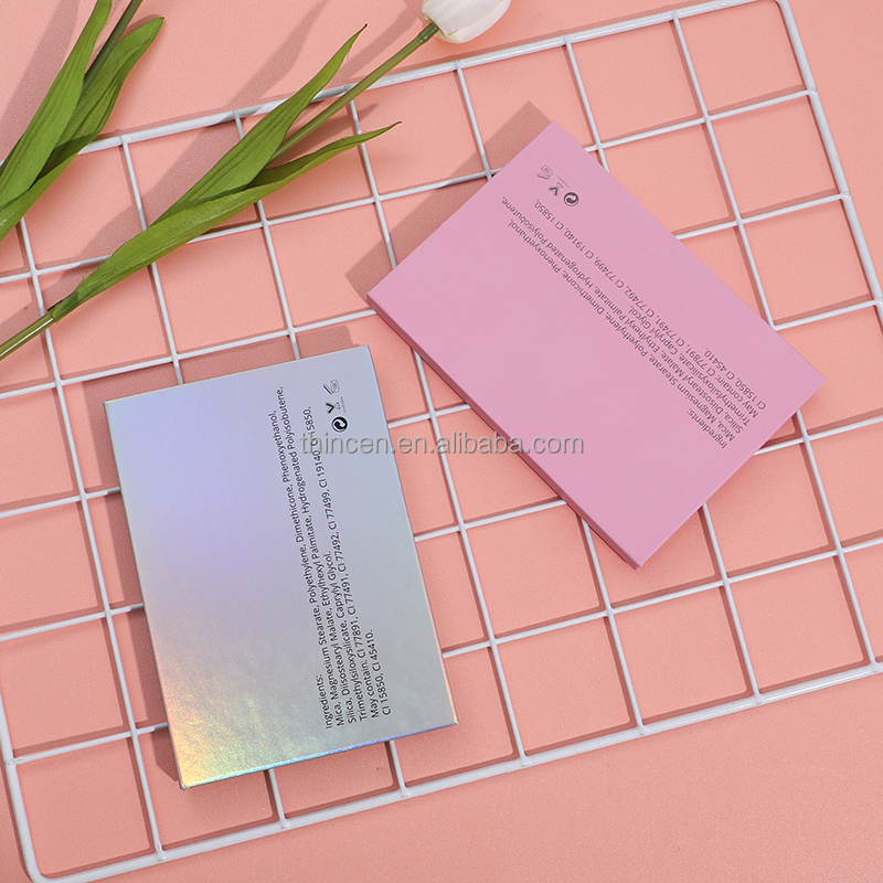 DIY Custom Logo Empty Palette Pressed Blusher Highlighter Palette 12