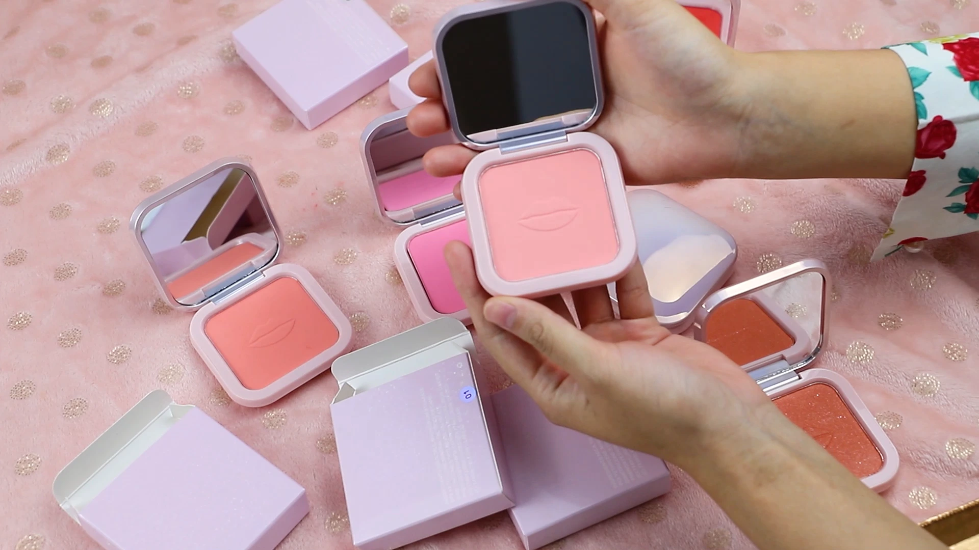 High Pigment Makeup Single Blush Maker 1