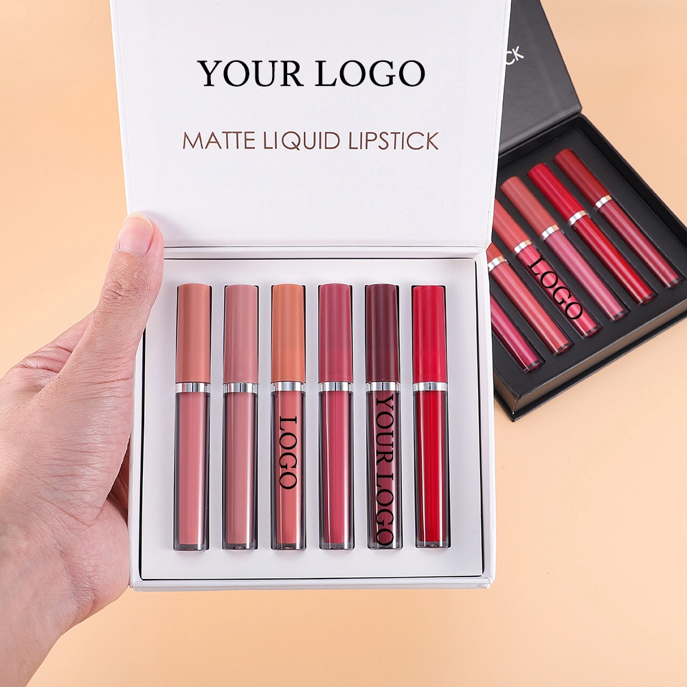 Bester Lieferant für Private-Label-Sets mit 6 matten Flüssiglippenstiften 1