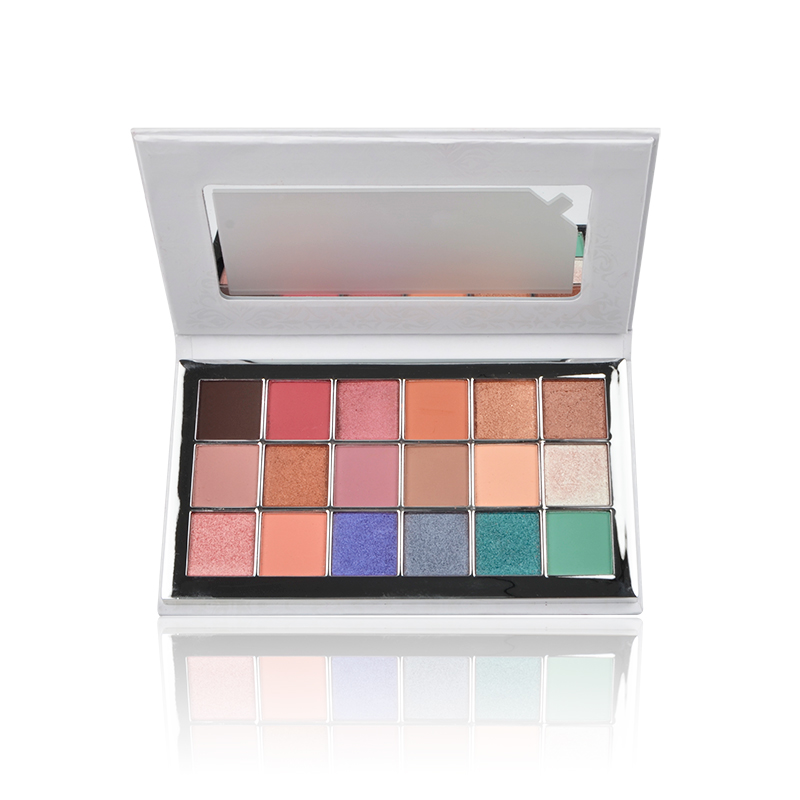 Custom 18 Shades of Eye Makeup Logo Private Label Eyeshadow Palette - Thincen 8