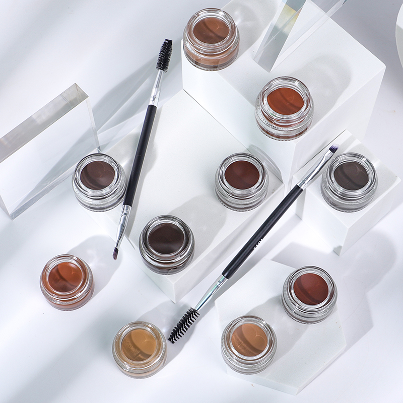 Long Lasting Waterproof 10 Color Eyebrow Cream Pomade Gel 10