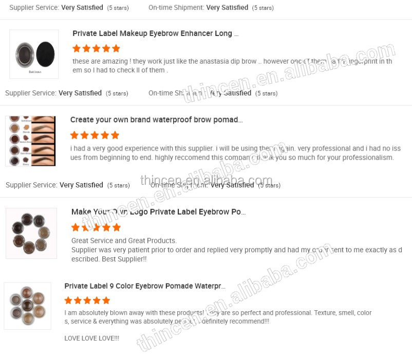 Thincen - Eye Brow Makeup Custom Your Own Label Eyebrow Tint Pomade Gel Eyebrow 22
