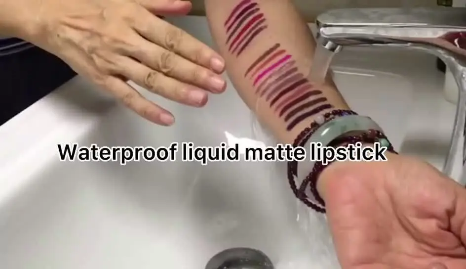 Long Lasting Colorful Liquid Lipstick Waterproof Lip Gloss Private Label 1