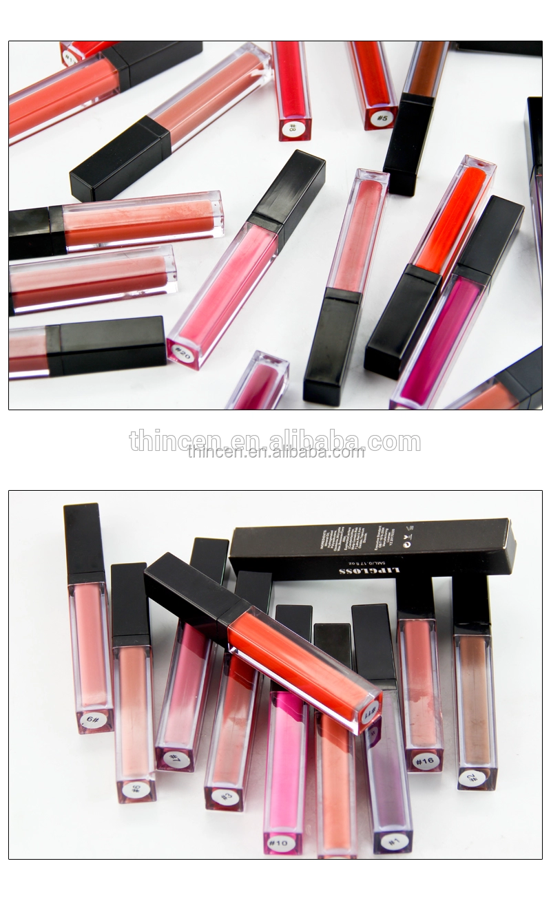 Long Lasting Colorful Liquid Lipstick Waterproof Lip Gloss Private Label 18