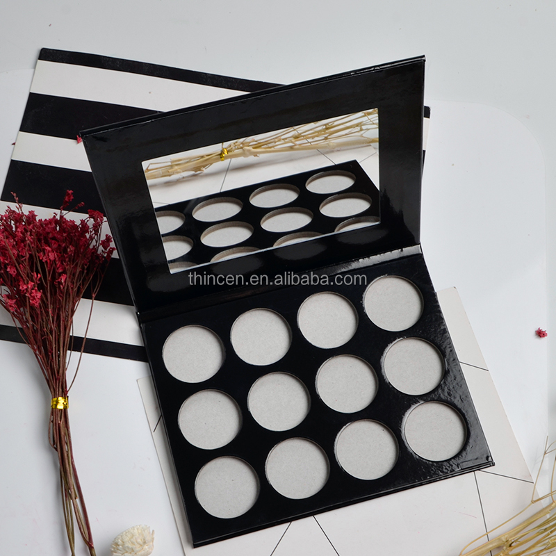 12 Color DIY Eye Shadow Makeup Eyeshadow Palette Private Label 16