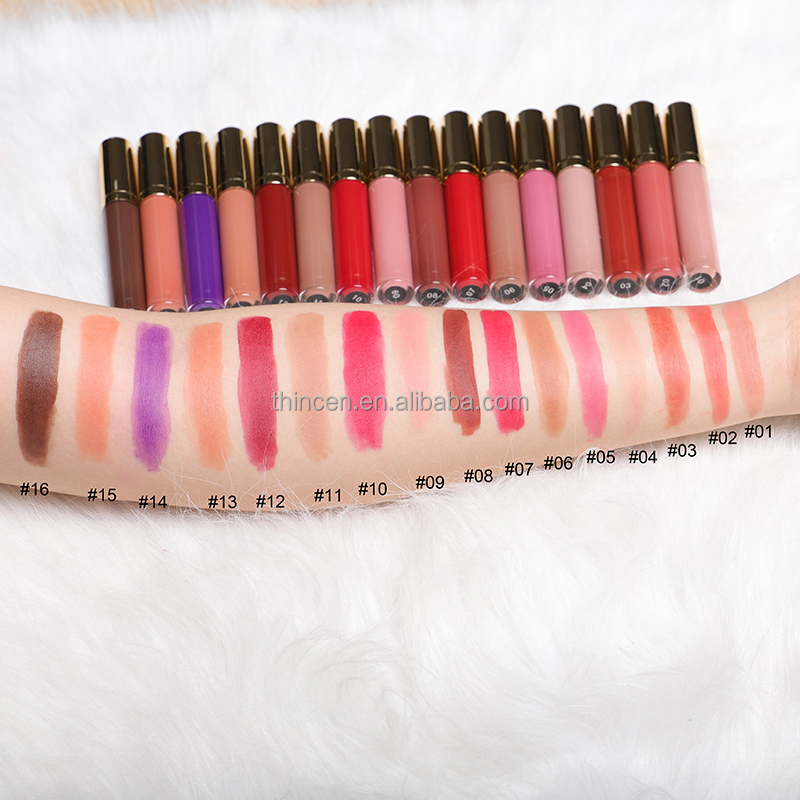 High Quality Private Label Velvet Liquid Lipstick Manufacturer - Thincen 22