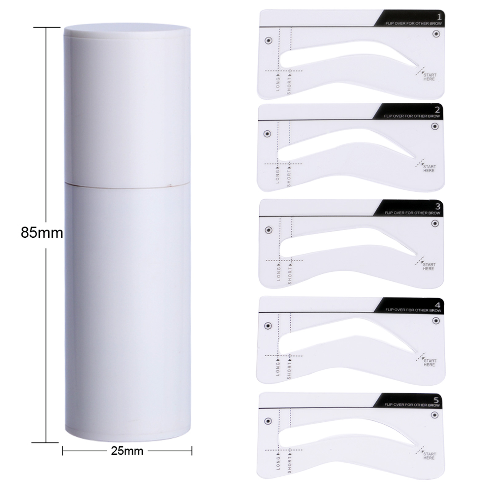 Introducing the Private Label Eyebrow Stamps Templates by Thincen Company 9