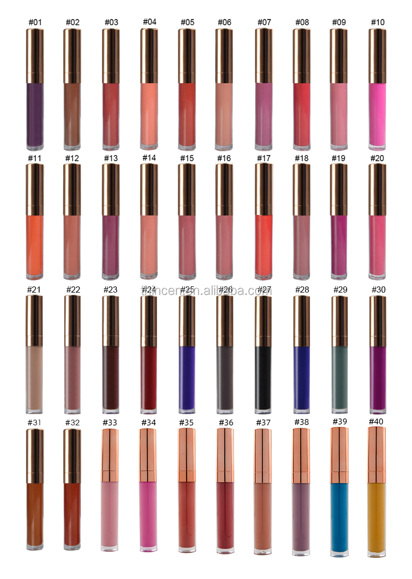 40 Colors Vegan Liquid Lipstick Wholesale Manufacturer - Thincen 8