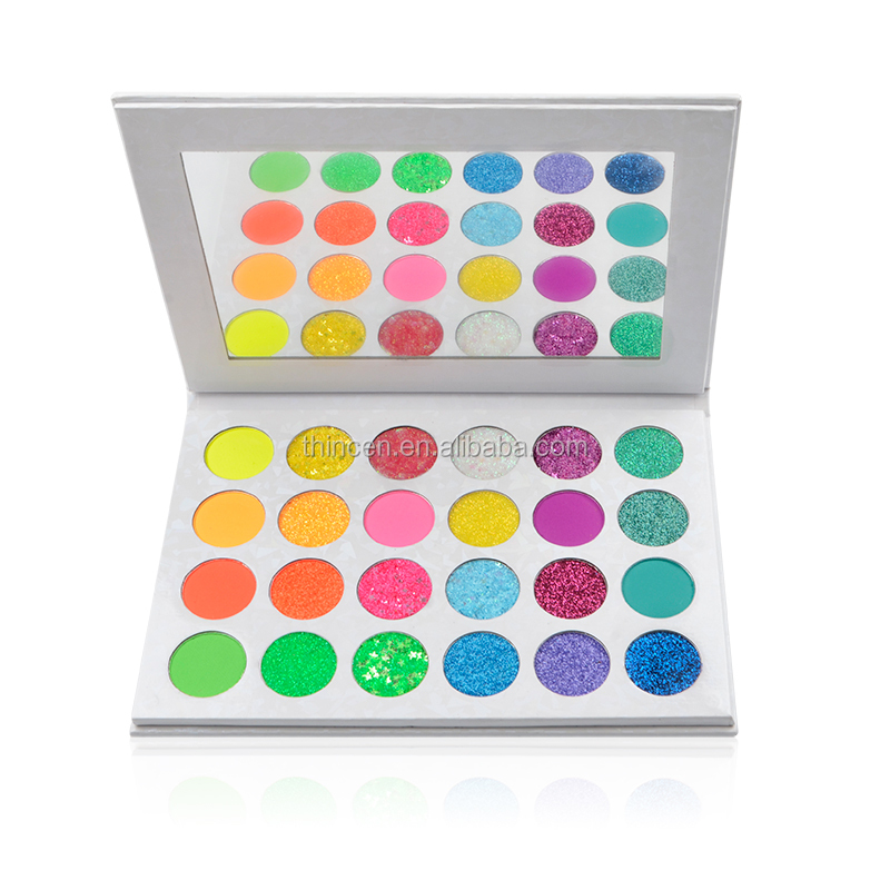 Holographic No Logo Glitter Eyeshadow Palette Supplier 9