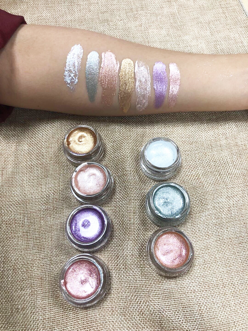 7 color high light eye shadow gel 7