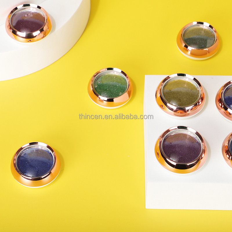 Single Pressed Duochrome Pigment Eyeshadow Chameleon Holographic Eyeshadow 9