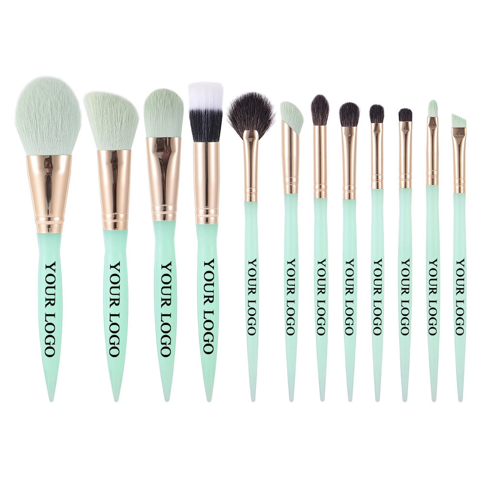 Quality Luxe 12-Piece Vegan Makeup Brush Set Manufacturer | Thincen 1