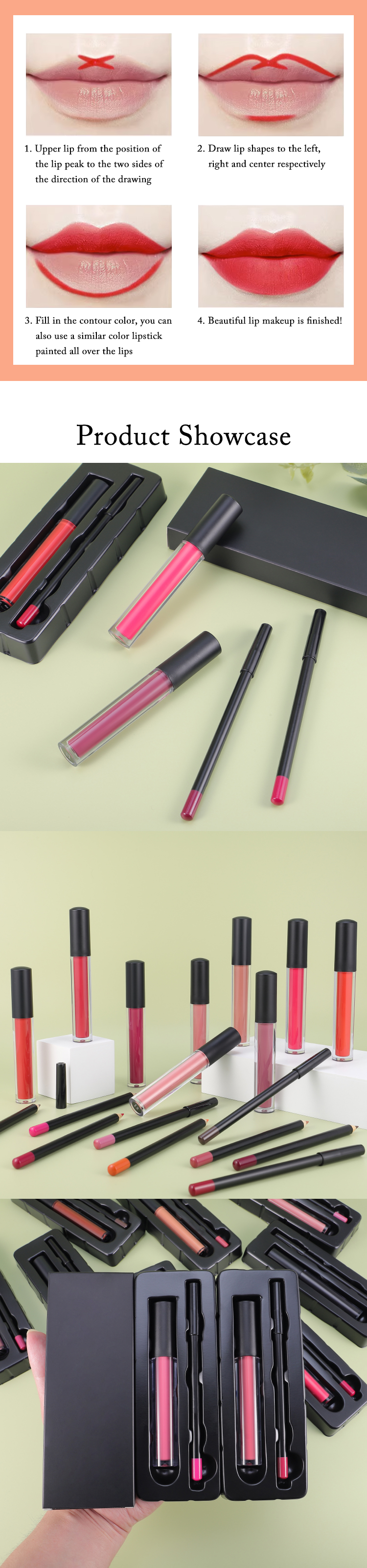 Pengilang Kit Pensel Gincu & Bibir Cecair Label Persendirian Berkualiti | Thincen 9