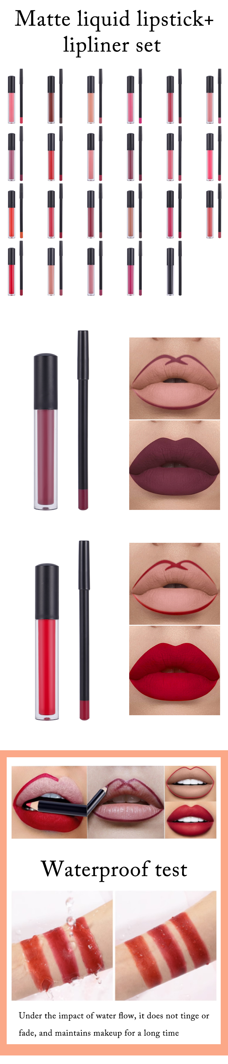 Pengilang Kit Pensel Gincu & Bibir Cecair Label Persendirian Berkualiti | Thincen 8