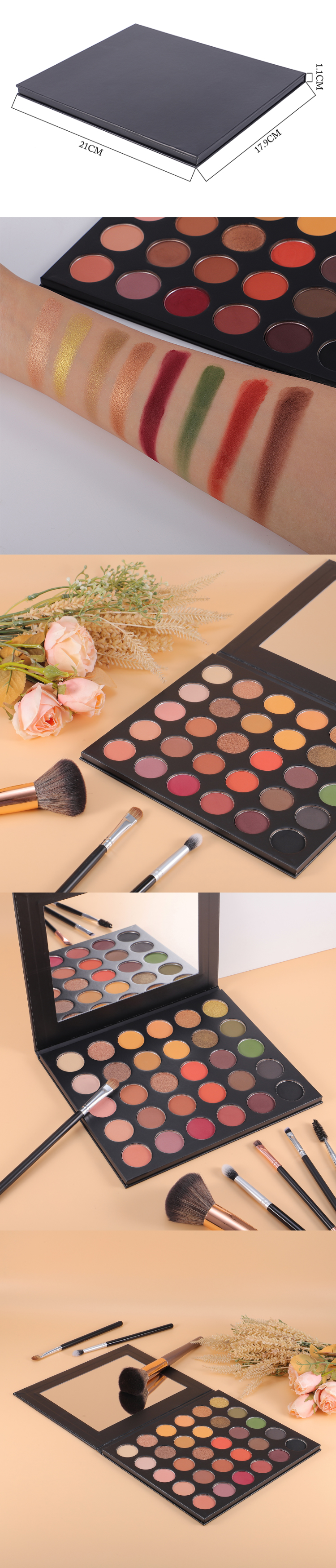 Quality 30 Color Eyeshadow Palette Manufacturer | Thincen 9