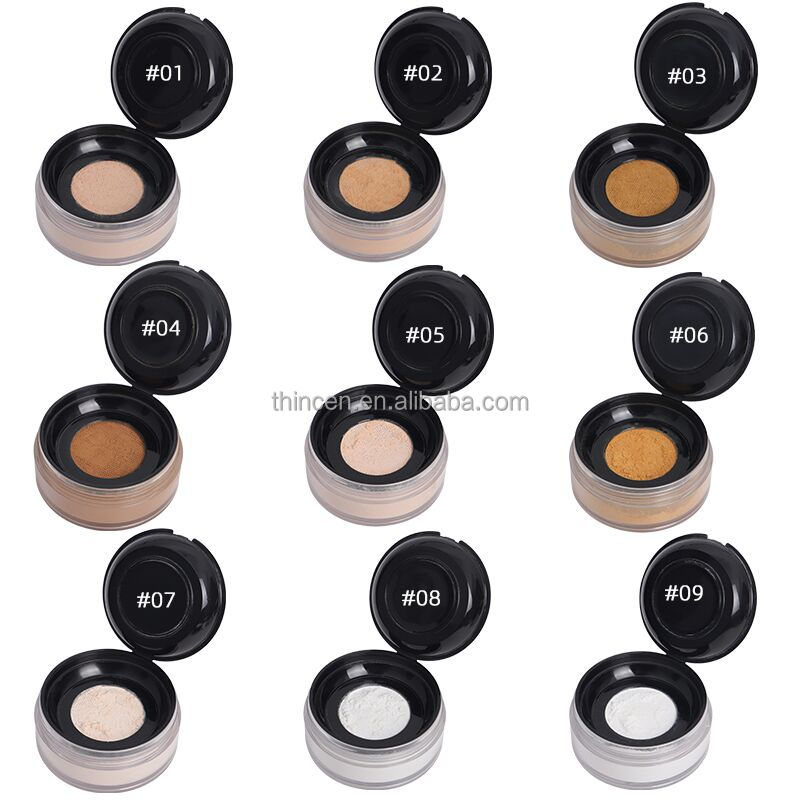 Wholesale Customized 9 Colors Waterproof Facial Setting Powder 10