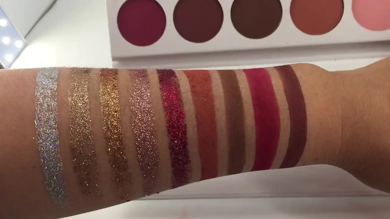 Custom Logo Eye Makeup Private Label Eyeshadow Palette 1