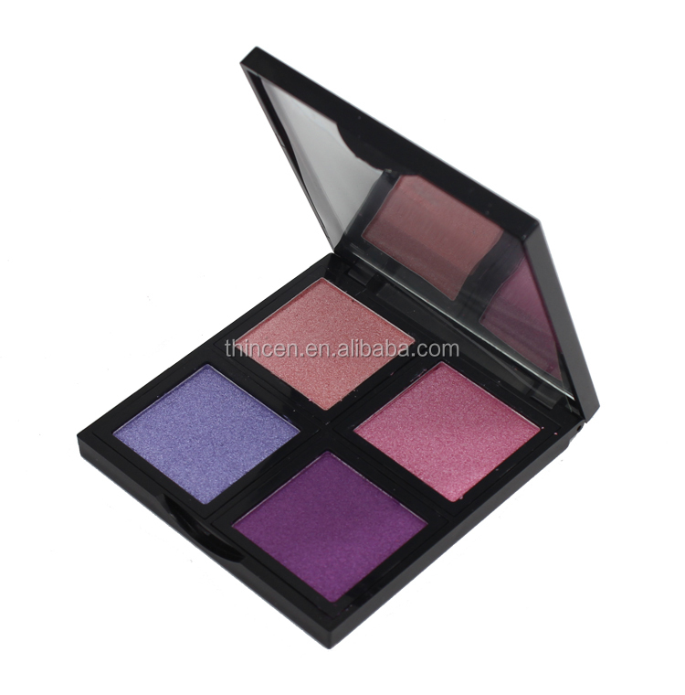 Shimmer Waterproof Long Lasting 4 Colors Dry Powder Makeup Eyeshadow Box 8