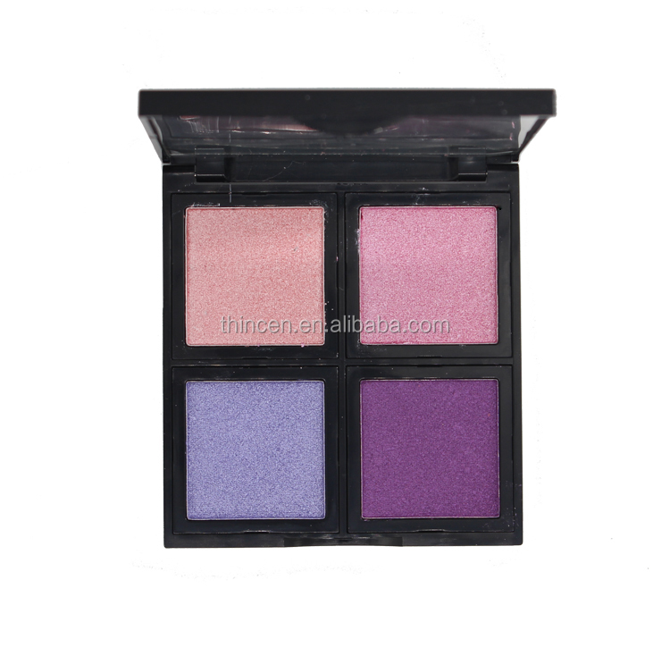 Shimmer Waterproof Long Lasting 4 Colors Dry Powder Makeup Eyeshadow Box 9