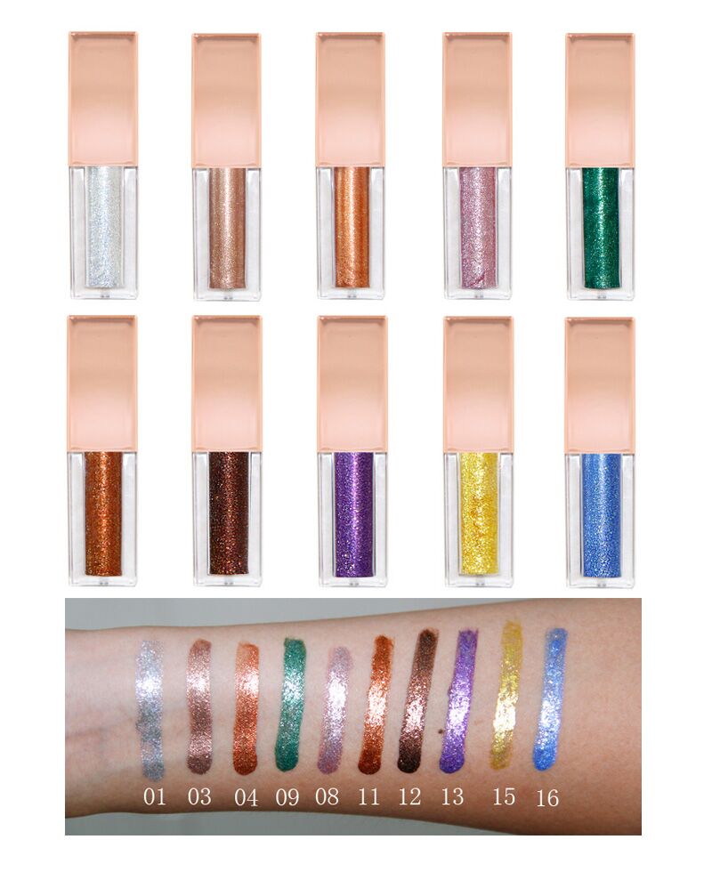 Private Label Eye Makeup Liquid Glitter Eyeshadow 12