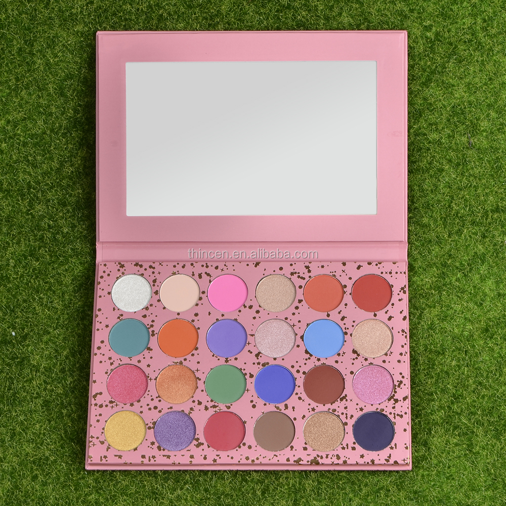 Pink Eyeshadow Set 24 Colors Magnetic Eyeshadow Palette 14