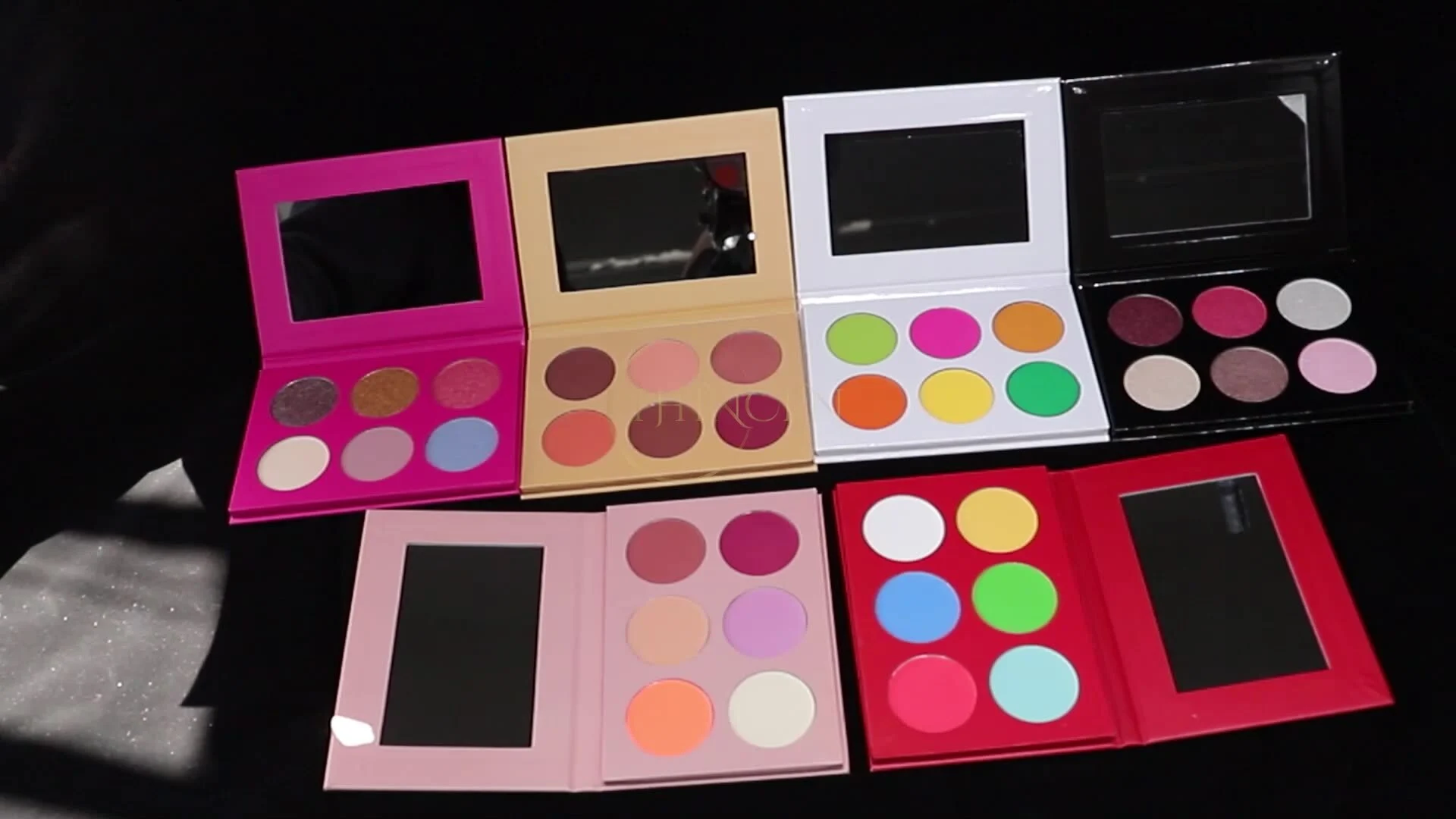 Customized 6-color DIY private label eyeshadow palette 1