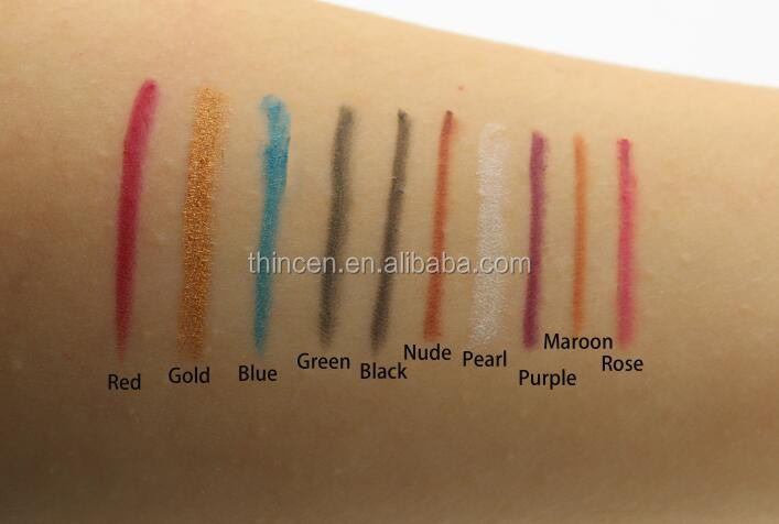High Pigment 10 Color lip liner wholesale no label Customized 14