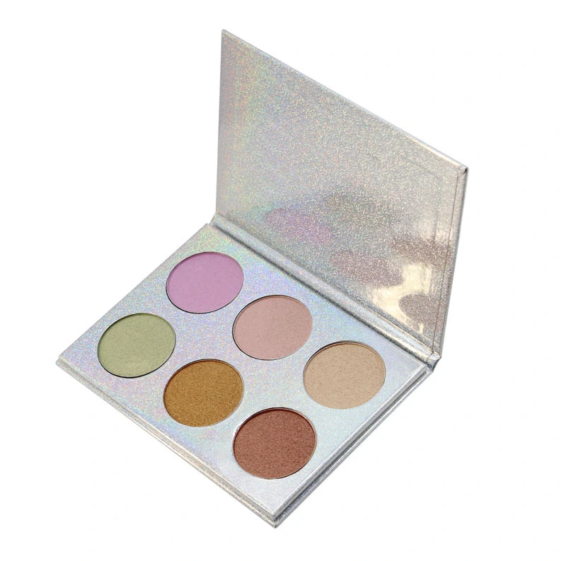 6 Colors Private Logo Customizable Pigment Facial Makeup Palette 1
